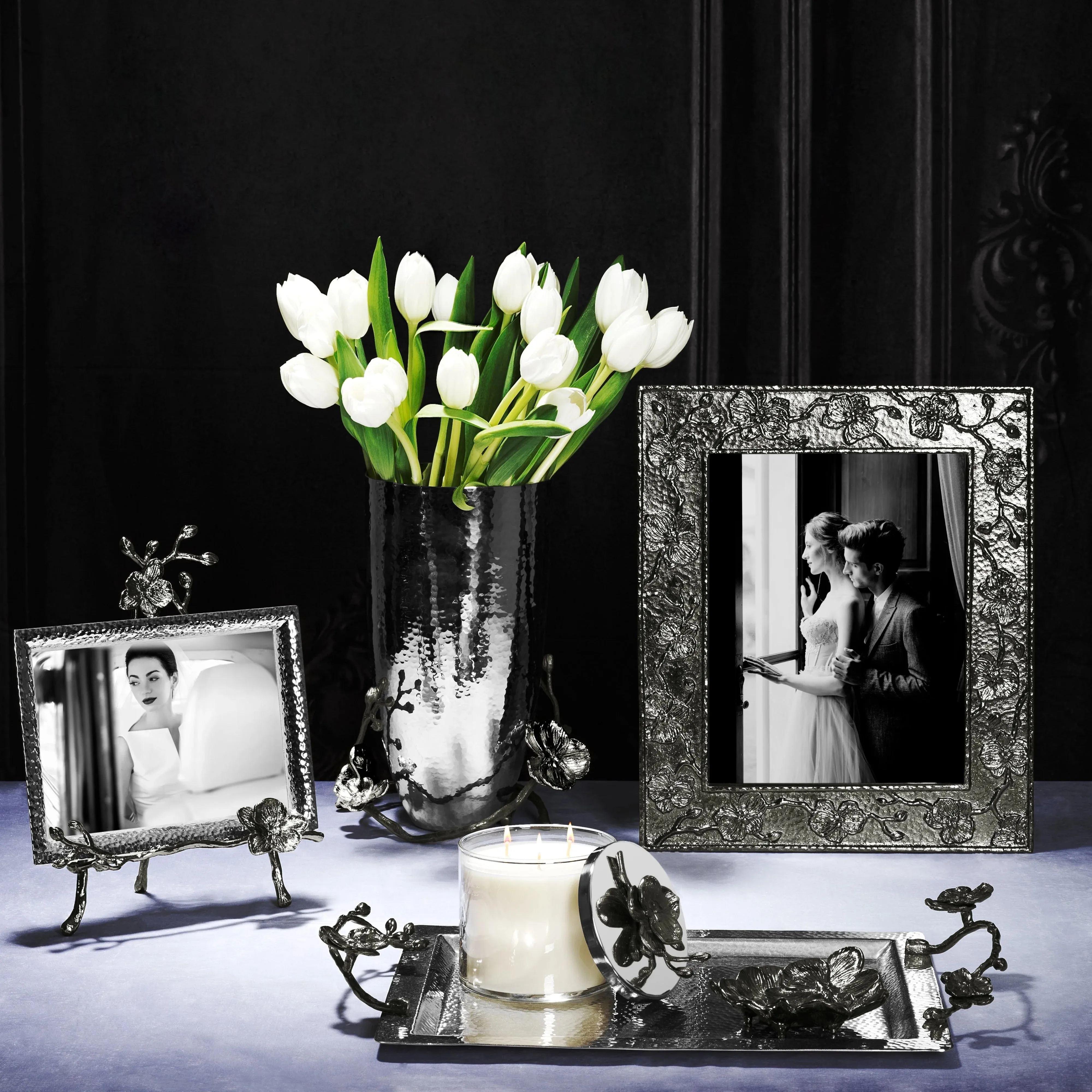 Black Orchid Sculpted Frame 5x7