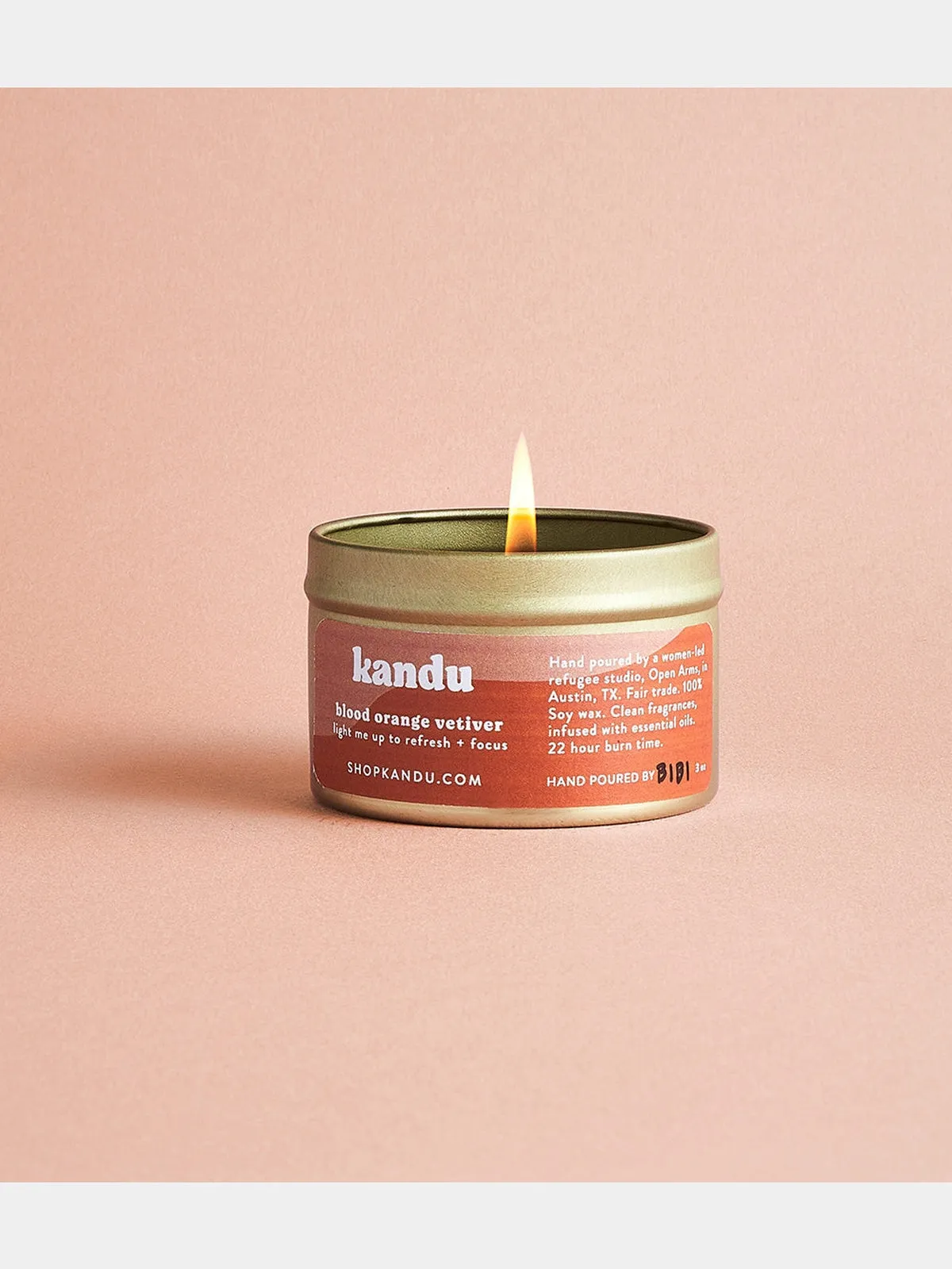 blood orange vetiver 3oz candle