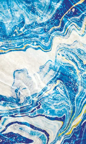 Blue Ripples II Mural M9951-Sample