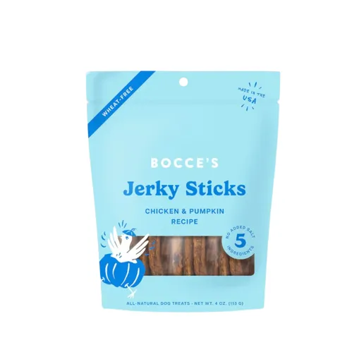 Bocce's Bakery Grazers - Chicken & Pumpkin Jerky
