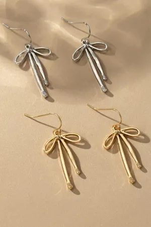 Bow Drop Earrings