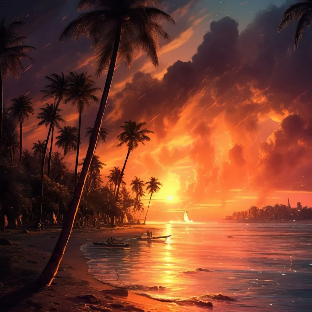 Breathtaking Sunset in California