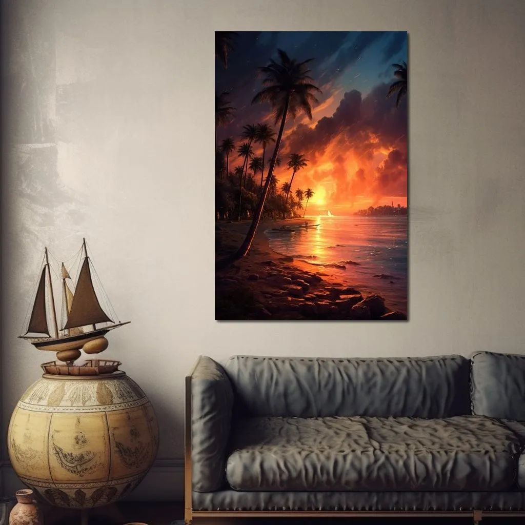Breathtaking Sunset in California