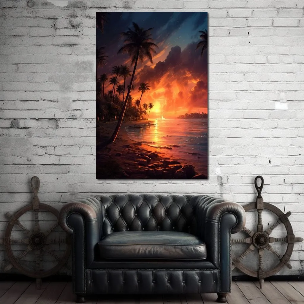 Breathtaking Sunset in California