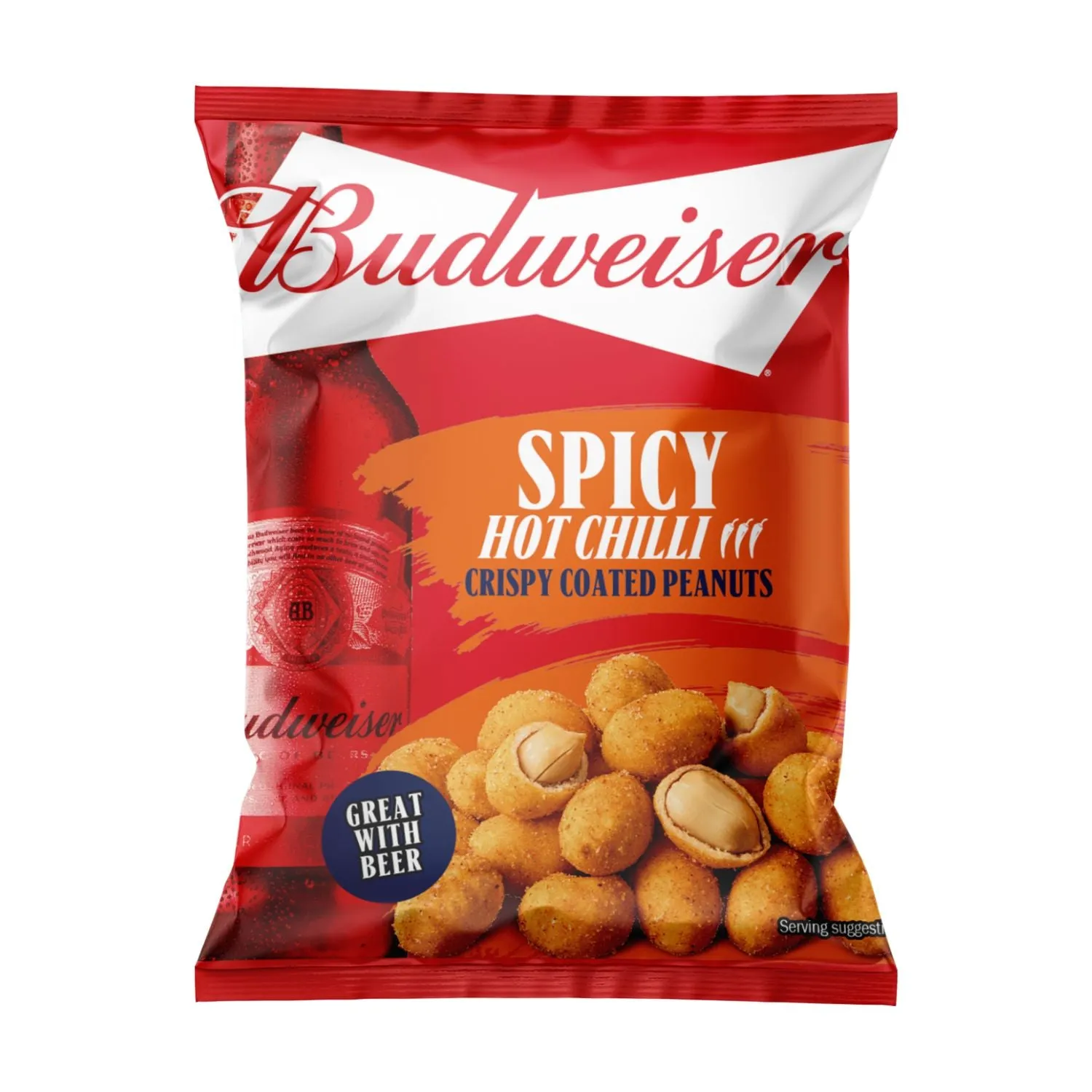 Budweiser 150g Spicy Hot Peanuts
