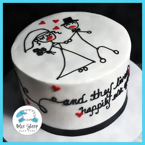 Buttercream Engagement Cake