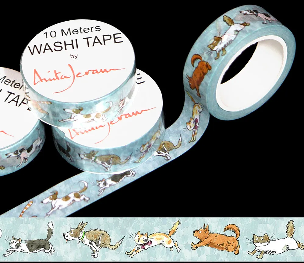 Cats and dogs Washi tape