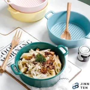 Cheerful Ceramic Platter: The Perfect Addition to Your Tableware Collection