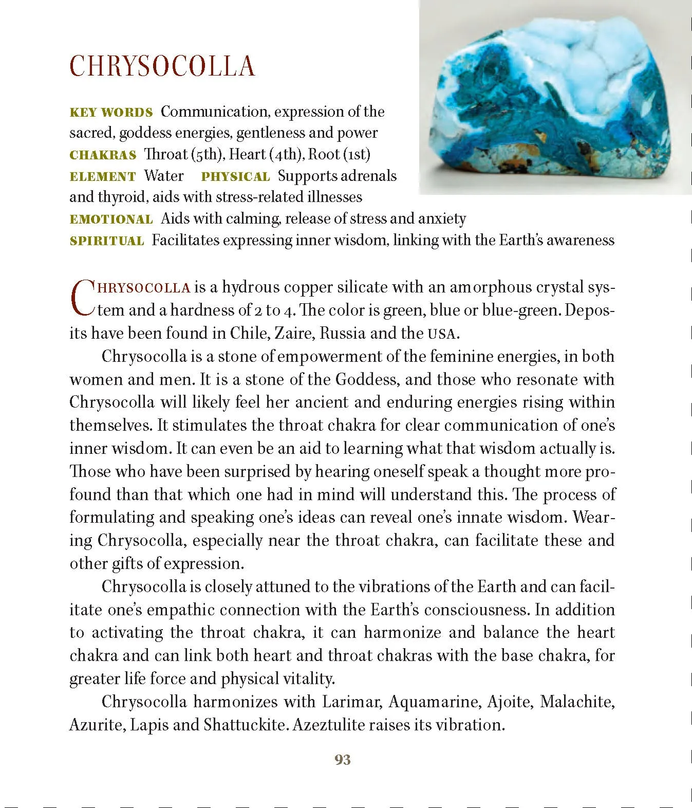 Chrysocolla Crystal Gemstone Sphere Ball 4.5" Peru "Gentle Healer"