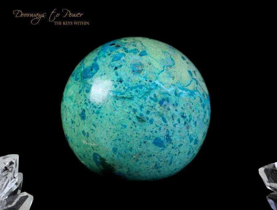 Chrysocolla Crystal Sphere 'Gentle Healer'
