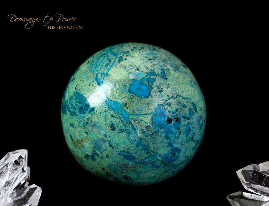 Chrysocolla Crystal Sphere 'Gentle Healer'