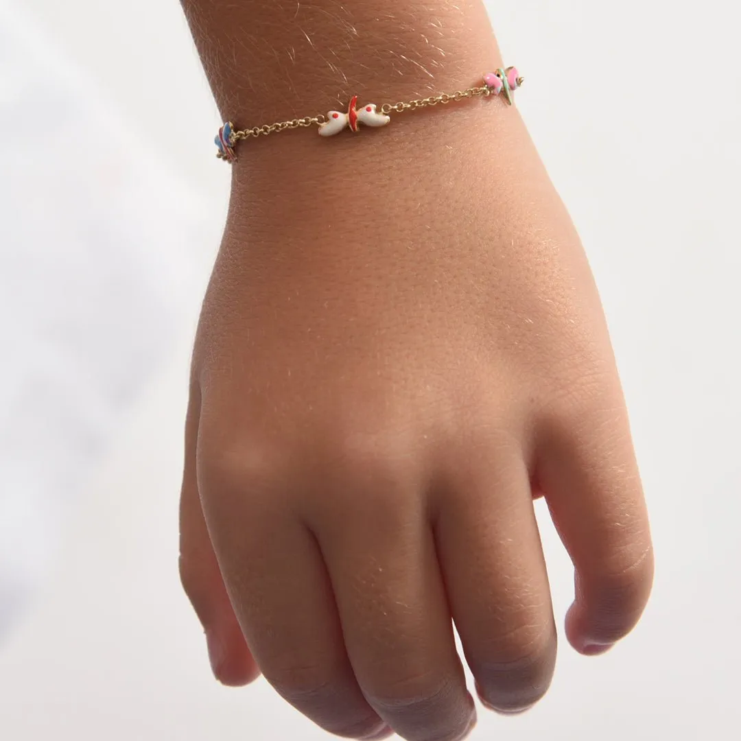Colorful Butterflies Bracelet