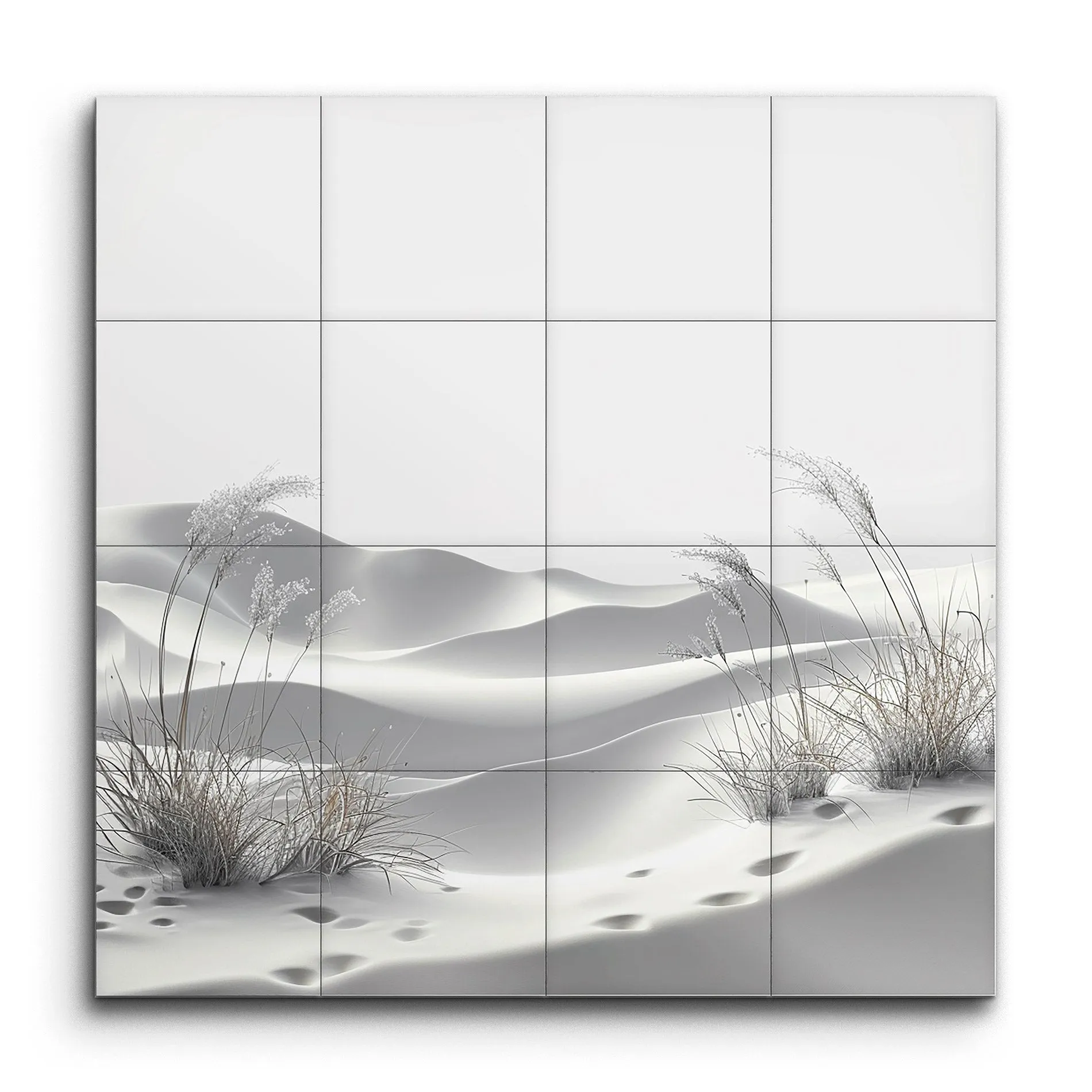 Desert Serenity: Minimalist Landscape Art