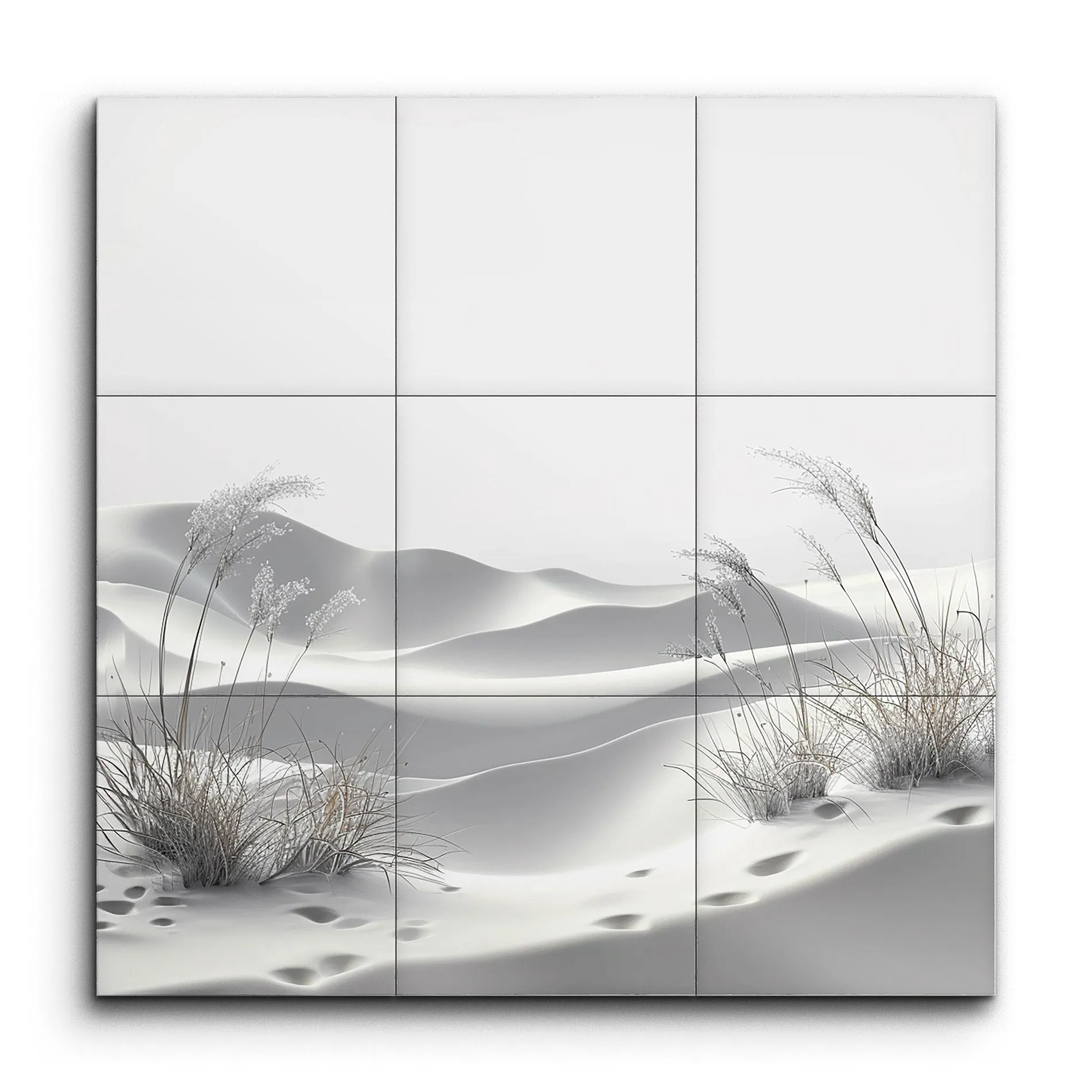 Desert Serenity: Minimalist Landscape Art