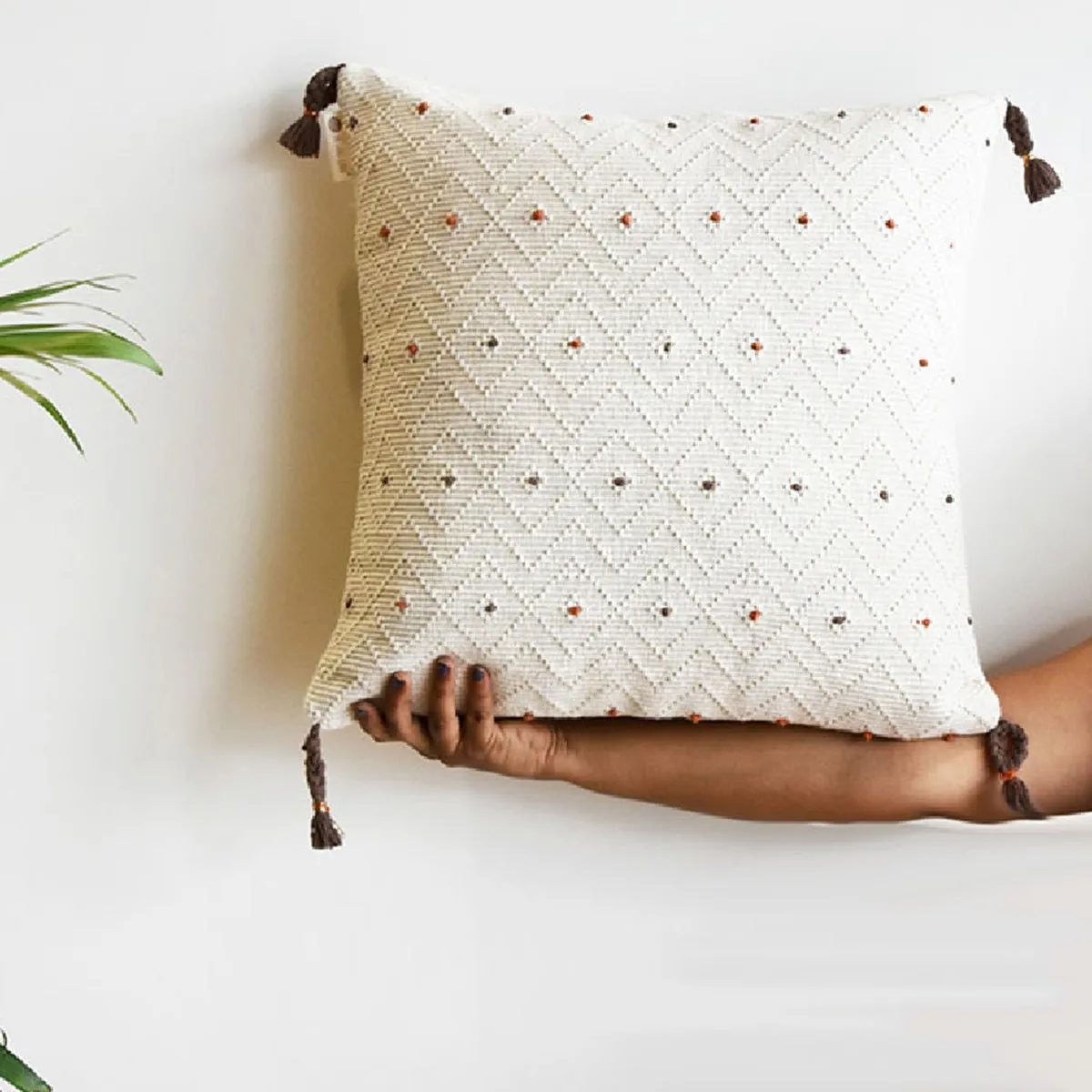 Dotted Geo Cushion Cover
