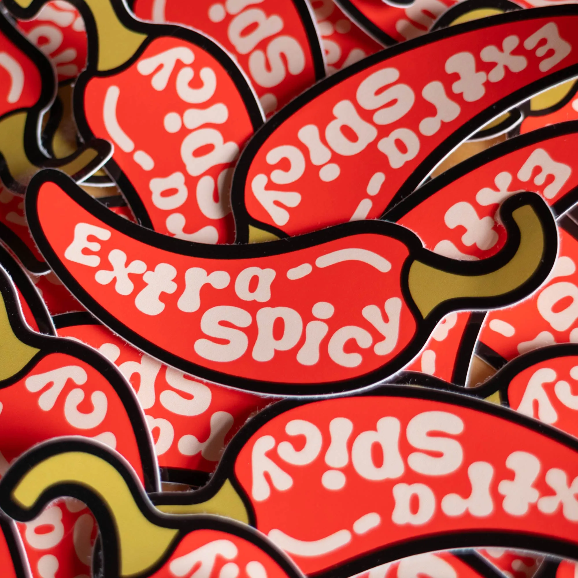 Extra Spicy Book Lover Vinyl Sticker