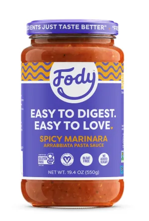 Fody Spicy Marinara Pasta Sauce 19.4oz