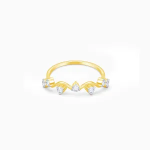Gold Gentle Desire Diamond Ring