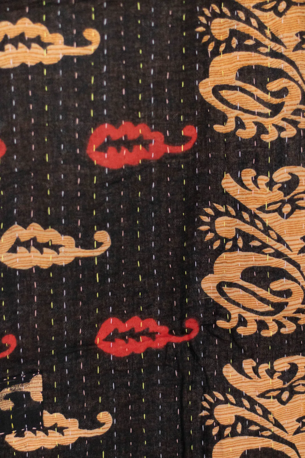 Grounded Kantha Throw