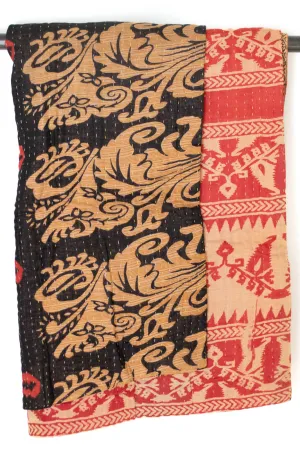 Grounded Kantha Throw