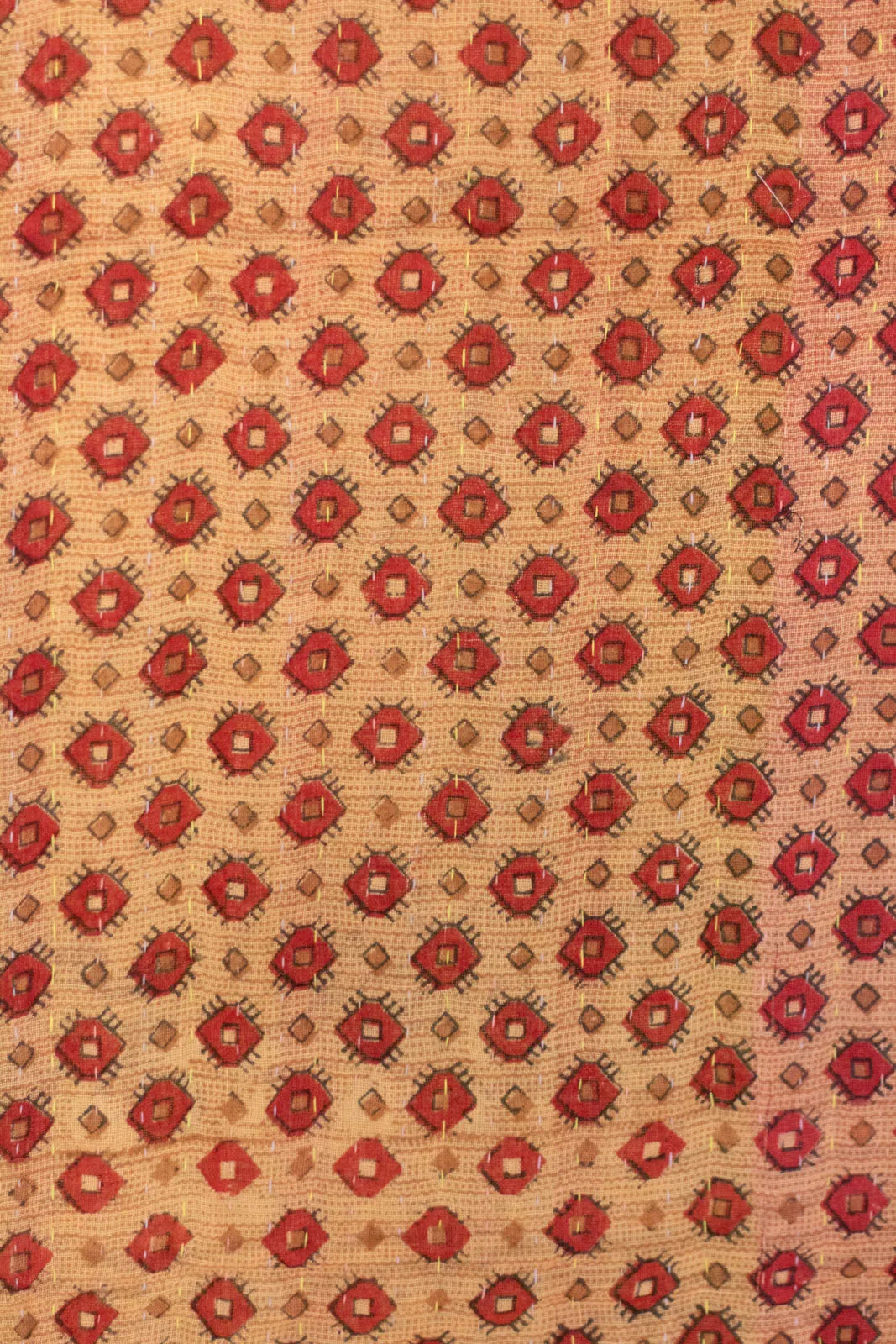 Grounded Kantha Throw