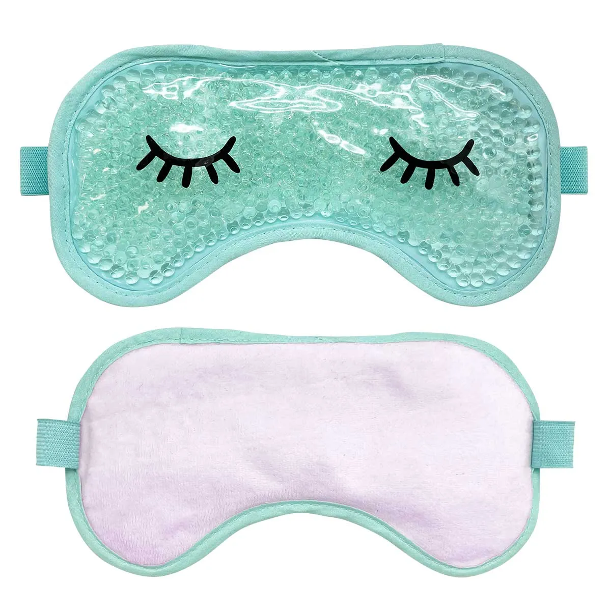 Hot & Cold Gel Eye Mask - Microwave & Freezer Safe - Assorted Colors