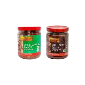 Lee Kum Kee Chilli Garlic Sauce 226g   Spicy Black Bean Sauce 226g (Combo Pack) – Versatile & Bold Flavors