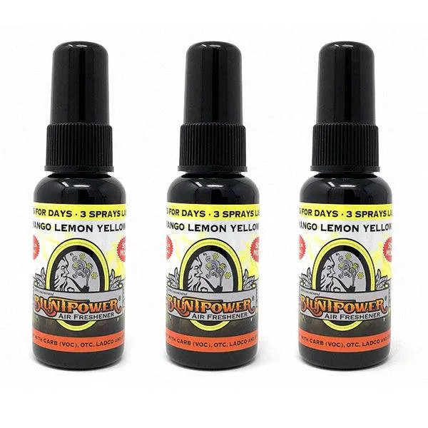 Mango Lemon Yellow Air Freshener Bundle (3 Pack)