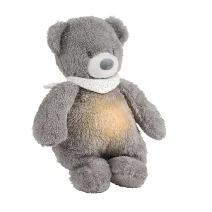 Nattou Sleepy Cuddly Nightlight - Bear (Grey)