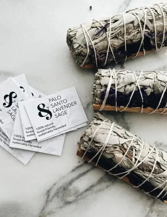 Palo Santo & Lavender Smudge bundle