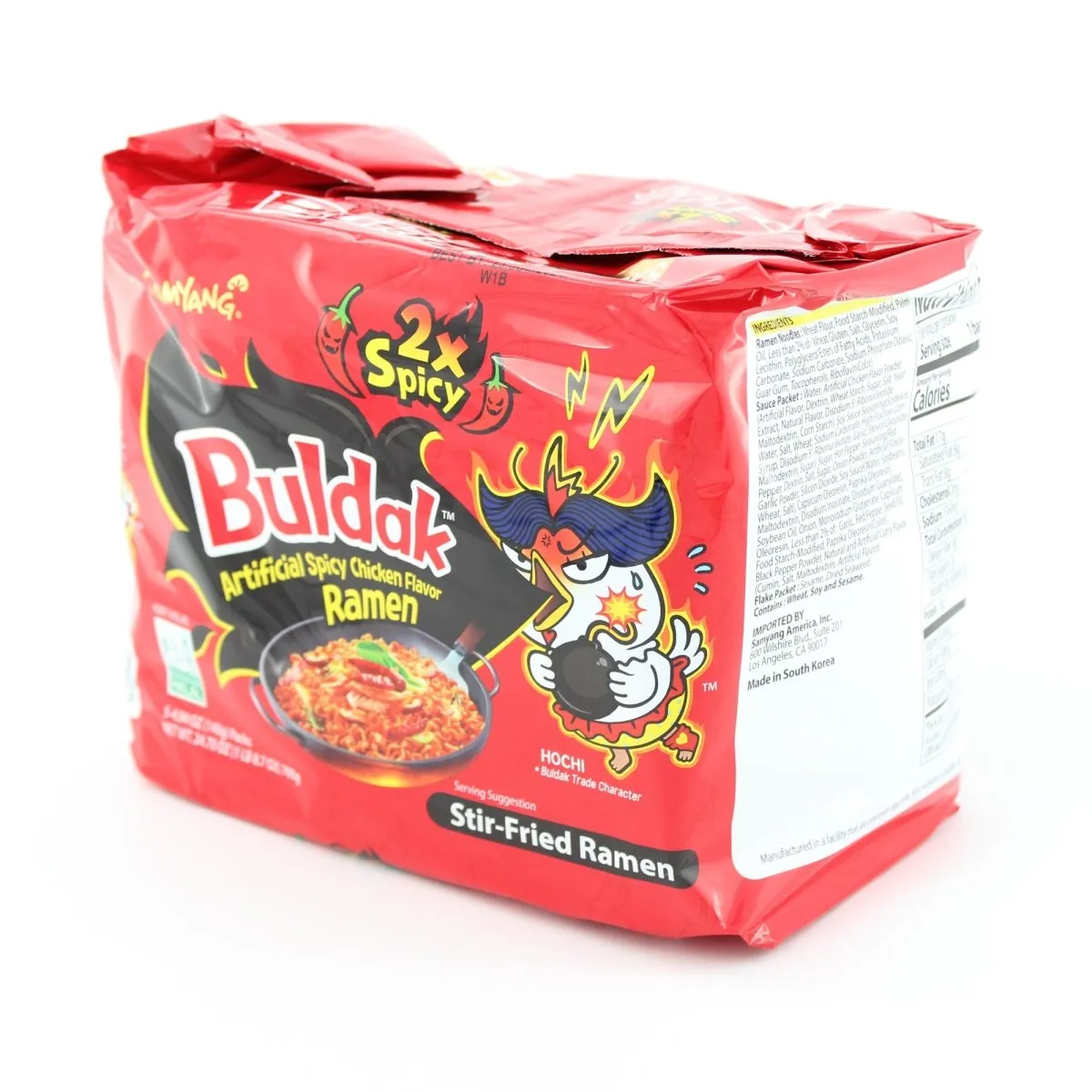 Samyang Buldak Ramen 2X Extreme Flavor Spicy Challenge Korean Instant Noodle 5 Packs