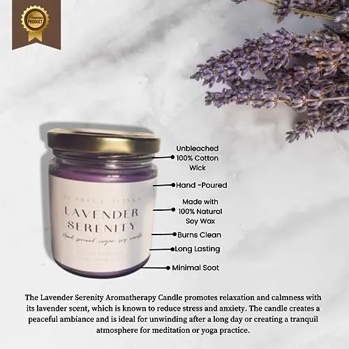 Scarlet Blinks Arabian Delight | Blue Mint Julep | Lavender Serenity | Soy Wax Candles | Aroma Therapy Candles | Burning Time:-45 HRS Pack of 3