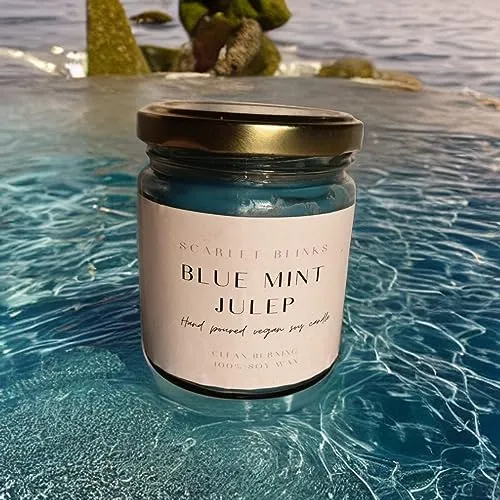 Scarlet Blinks Arabian Delight | Blue Mint Julep | Lavender Serenity | Soy Wax Candles | Aroma Therapy Candles | Burning Time:-45 HRS Pack of 3