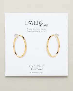 Simplicity Dainty Hoop Earrings