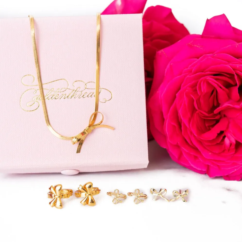 Tiny Bow Studs