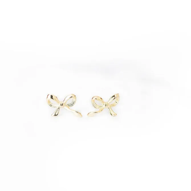 Tiny Bow Studs