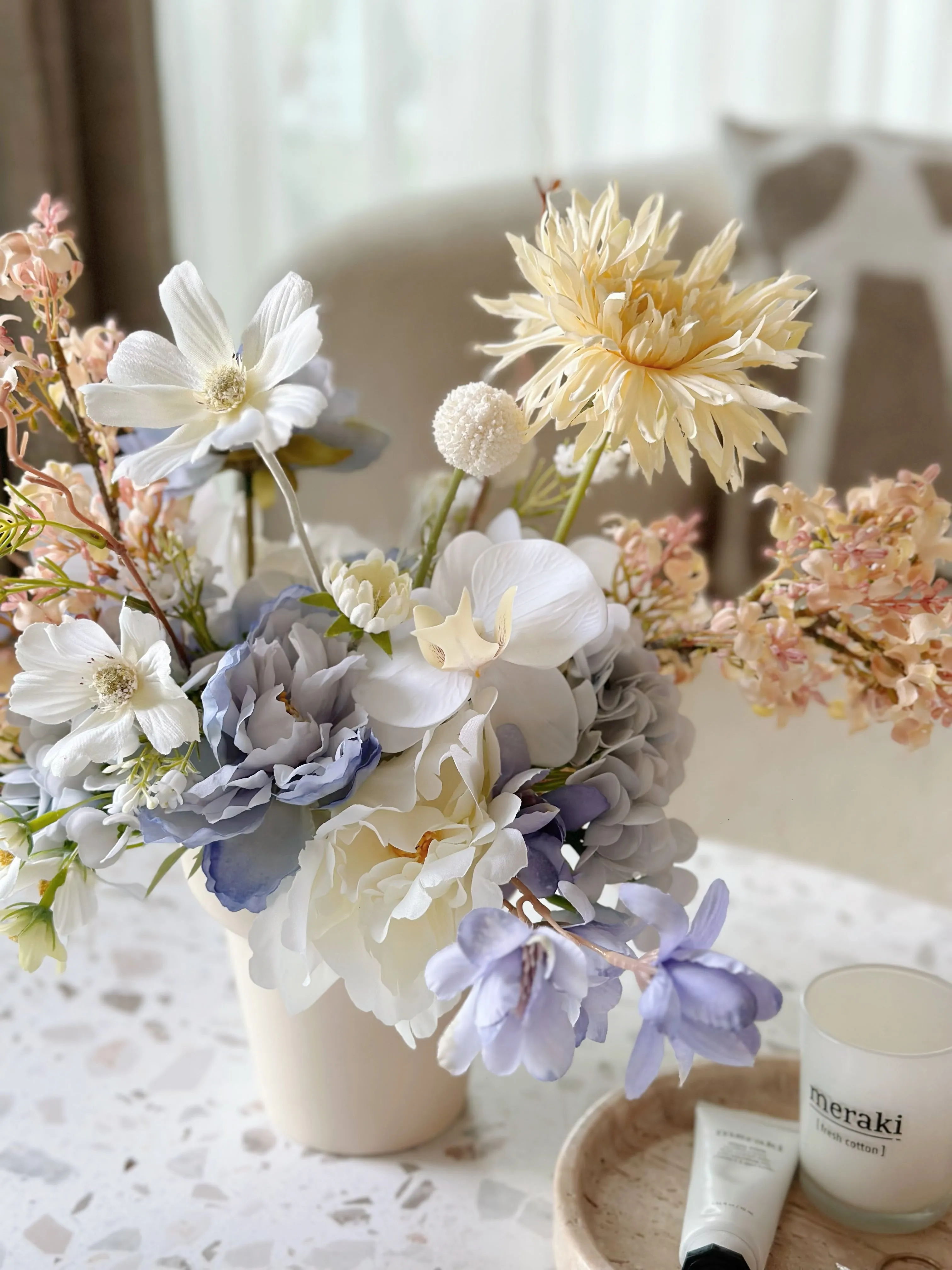 Tranquil Petal Breeze in the Pot (2-sided)