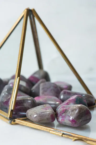 Tumbled Ruby Chalcedony