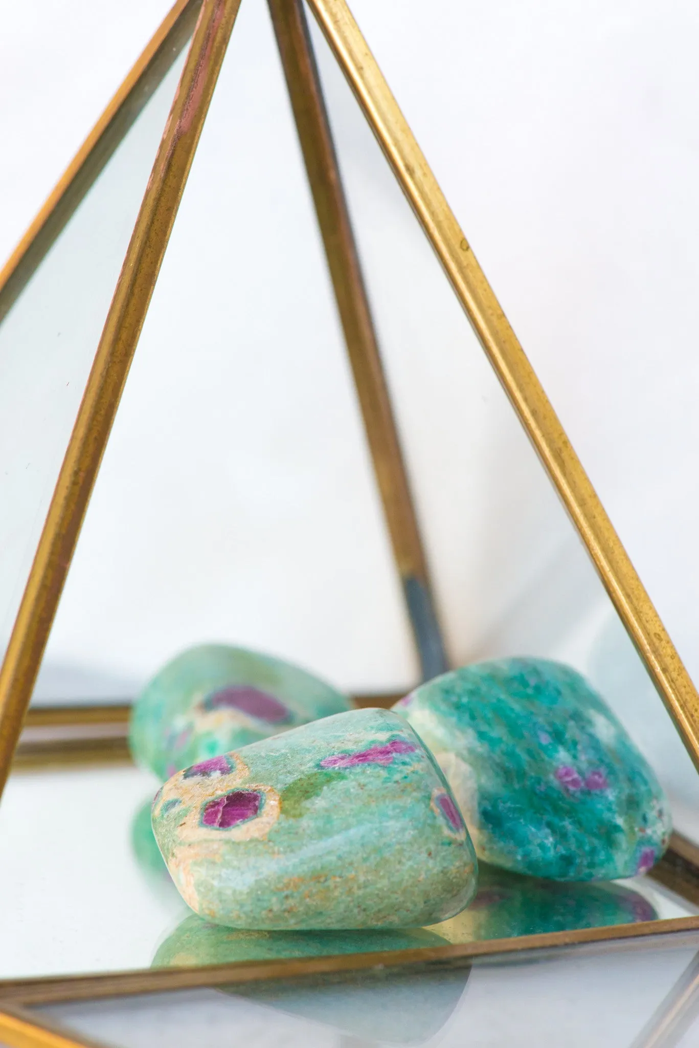 Tumbled Ruby Fuchsite