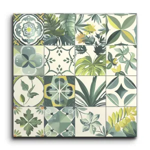 Verdant Geomora Encaustic Tile