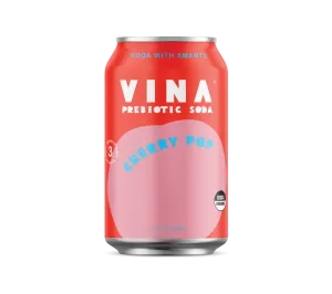 Vina Cherry Pop Soda 12oz