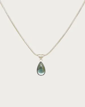 Waterdrop Necklace in Marine Blue