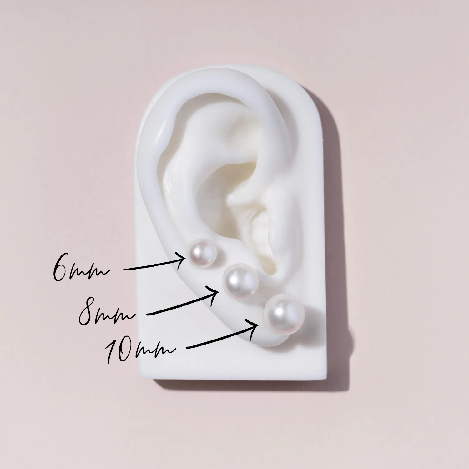 White Timeless Freshwater Pearl Studs