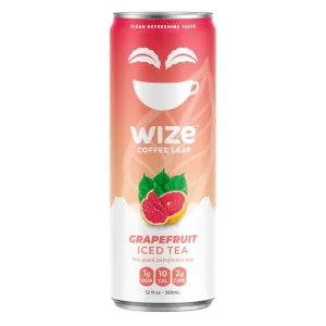 Wize Coffee Leaf Iced Tea - Grapefruit (355ml)