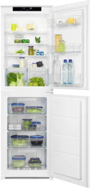 Zanussi ZNNN18FS5 Frost Free Integrated Fridge Freezer, Sliding Hinge, 50/50